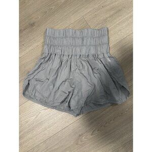 Free People Movement The Way Home Shorts Size Small S Gray High Waist